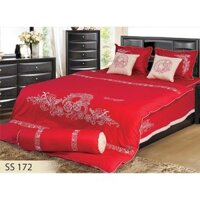 Bộ Chăn Ga Gối Cưới 7 Món Chính Hãng VIKOSAN Style 2018 - 2019 (SenSy SS172) ga 1,6m_2,0m