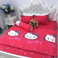 Bộ chăn ga gối đệm cotton poly đẹp chuẩn hàng - tết 2018