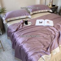 Bộ chăn ga gối đệm đẹp lụa tencel