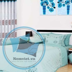 Bộ chăn ga gối Edena Cotton Solid ED334