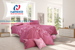 Bộ chăn ga gối Hanvico Blue Sky BS M68