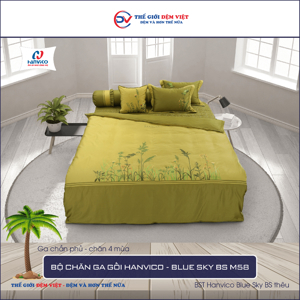 Bộ chăn ga gối Hanvico Blue Sky BSM58 - 160x200cm