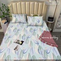 Bộ Chăn Ga Gối Lụa Modal Nhật 3 món Ga Trải Giường Lụa Cao Cấp Mát Mịn M2 - M6 - M8 - 2M2