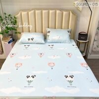 Bộ Chăn Ga Gối Lụa Modal Nhật 3 món Ga Trải Giường Lụa Cao Cấp Mát Mịn M2 - M6 - M8 - 2M2