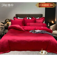 Bộ Chăn Ga Gối PYEODA  L' CHARME Cao Cấp 7 Món. Vải Lụa Nhập Khẩu Cao Cấp - Pyeoda như tình yêu của mẹ