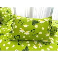 Bộ chăn ga gối Thắng Lợi chính hãng chuẩn logo công ty in trên vải