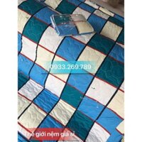 Bộ chăn ga gối Thắng Lợi_ Ô vuông