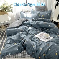 Bộ chăn ga gối trải giường 1m6 1m8 cotton poly, HUTA  ra nệm ga trải giường Chất mịn, đẹp , thấm hút mồ hôi tốt