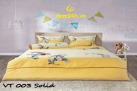 Bộ chăn ga gối ViKoSan Teen - VT 003 Solid