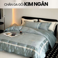BỘ CHĂN GA GỐI  𝑻𝒆𝒏𝒄𝒆𝒍80𝒔 𝑪𝒉𝒂𝒏𝒆𝒍 𝒍𝒖𝒙𝒖𝒓𝒚 ~-KIM NGÂN