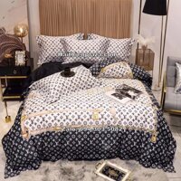 Bộ chăn ga Louis Vuitton 4 món