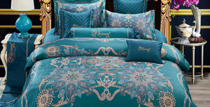 Bộ chăn ga Luxury Tơ tằm LXG 8101P