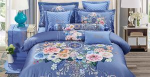 Bộ chăn ga Luxury Tơ tằm LXG 8106P