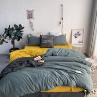 Bộ chăn ga tici bộ drap 1m6,1m8,2m bộ chăn ga chun, phủ chần, giá cực tốt giao hàng bộ cotton tici chính hãng dcor đẹp
