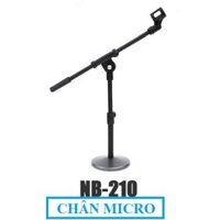 Bộ Chân gắn Micro NB-210 - Chân Đỡ Micro Đứng Có Đế Sắt Hàng Cực Bền Và tốt