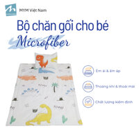 Bộ chăn gối cho bé đi học mẫu giáo MYM chất vải microfiber mềm mịn, êm ái (Khách Vui Lòng Chat Với Shop Để Chọn Mẫu)