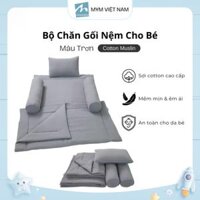 Bộ Chăn Gối Cho Bé MYM Vải Cotton Xô Cao Cấp – 03