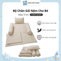Bộ Chăn Gối Cho Bé MYM Vải Cotton Xô Cao Cấp – 02