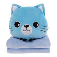 Bộ chăn gối hình thú tròn 3 trong 1