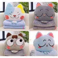 Bộ chăn gối ngủ văn phòng 2in1