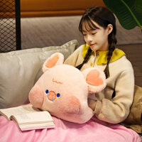 Bộ chăn gối văn phòng 3 trong 1 hình thú dễ thương, đa năng, tiện lợi, nhỏ gọn mang đi du lịch siêu xinh