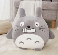 Bộ chăn gối văn phòng đa năng 3in1 hình totoro biểu cảm .SHOP VUTHITHOM