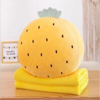 BỘ CHĂN GỐI VĂN PHÒNG HÌNH TRÁI CÂY SIÊU IU 2in1