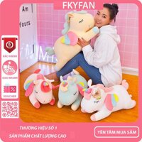 Bộ chăn gối văn phòng ngựa Pony,Gấu bông có mền hình thú cute GB-19 - chuột hồng