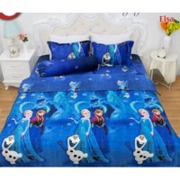 Bộ chăn hè ga gối 1m8 vải cotton poly[free ship] MẪU ELSA