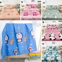 Bộ chăn hè trần bông,ga gối cotton poly 1m2, 1m6, 1m8, 2m2 Drap giường đẹp được chọn mẫu