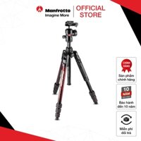 Bộ chân máy Manfrotto Befree Advanced Aluminium Travel Tripod & Kit Ball Head Red