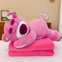 Bộ Chăn Mền Gối Gấp Gọn Gấu Lotso 2 Trong 1, Nhiều Mẫu Siêu Hot, Hàng Cao Cấp