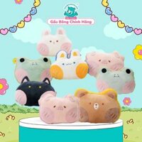 Bộ Chăn Mền Gối Ngủ Văn Phòng Thú Viền Lông Mềm Mịn Đa Năng Cực Êm, Chăn Gối 3in1 Tiện Lợi Siêu Thoải Mái Nhiều Hình Thú