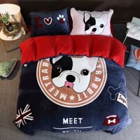 Bộ chăn nỉ nhung