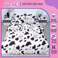 Bộ Chăn Phao 5 Món Cao Cấp, Set Chăn Ga Gối Đệm Trần Bông Hàng Loại 1 Chất Liệu Poly Cotton Hàn Quốc