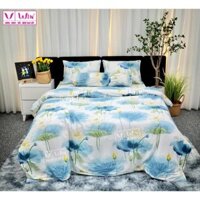 BỘ CHĂN RA 1m2 x 2m x 27 cm TENCEL CAO CẤP, 4 MÓN, 5 MÓN (DRAP MỀN WIN - NỆM THẮNG LỢI)