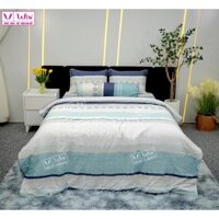BỘ CHĂN RA 2m x 2m x 27 cm TENCEL CAO CẤP, 4 MÓN, 5 MÓN (DRAP MỀN WIN - NỆM THẮNG LỢI)