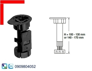Bộ chân tủ bếp có điều chỉnh độ cao Hafele 637.15.012