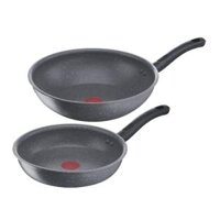 Bộ chảo Tefal Cook Healthy 2pcs (Chảo 24/Chảo xào 28)