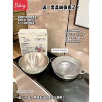 Bộ Chậu Rổ Inox 304