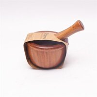 Bộ chày cối cỡ trung VAGOO - Gỗ xà cừ