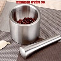 Bộ Chày Cối Giã Tay Siêu Tiện Lợi, SET CỐI CHÀY BẰNG INOX - MÃ: CHAYCOI485