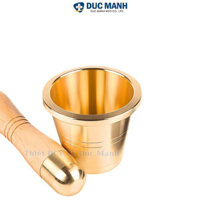 Bộ chày cối giã thuốc bằng đồng nguyên chất, cối giã thuốc,chày giã thuốc