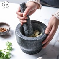 Bộ Chày Cối Giã Tỏi Bằng Đá Cẩm Thạch Thời Trang