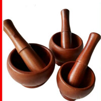 Bộ chày giã cối gỗ cao cấp bộ chày cối gỗ hình lu