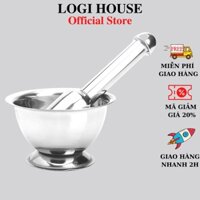 Bộ chày giã cối inox size lớn cực bền và đẹp cao cấp