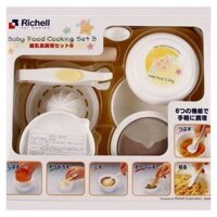 Bộ chế biến ăn dặm kiểu nhật Richell RC53371