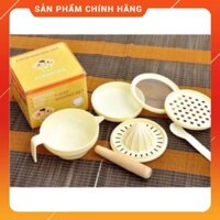 Bộ CHẾ BIẾN ĂN DẶM KIỂU NHẬT bao gồm 7 dụng cụ KIEM82