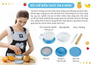 Bộ chế biến đồ ăn 8 món Kuku 5450