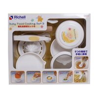 Bộ chế Biến Thức Ăn Dặm Kiểu Nhật Richell - RC53371(Hàng tặng của bỉm)